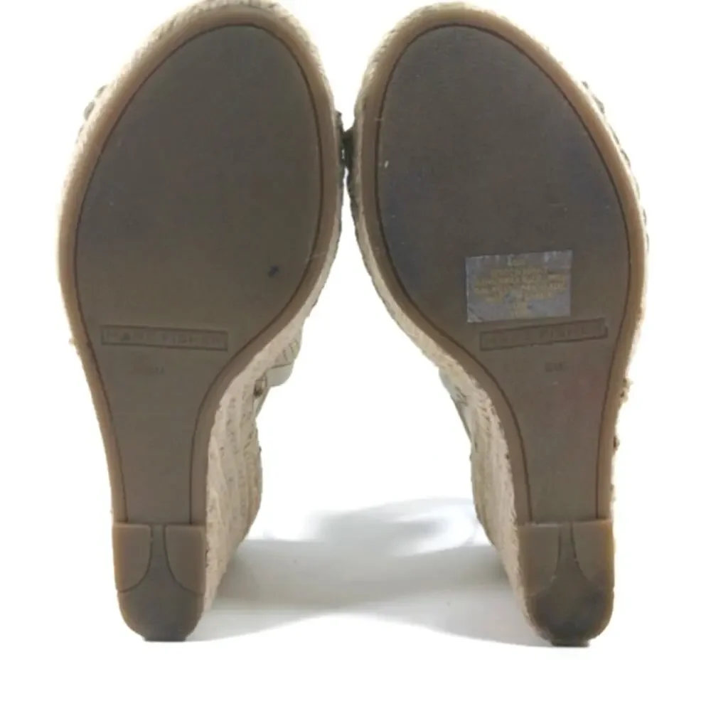Marc Fisher Senton Espadrille Sandals GUC size 6M  SS#34